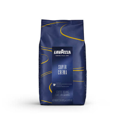 פולי קפה לוואצה - Lavazza Super Crema Beans 1 kg